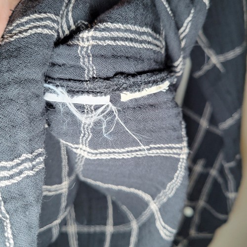 Madewell Lightspun Flap-Pocket Oversized Ex-Boyfriend Shirt in Windowpane Med - Bild 10 von 10