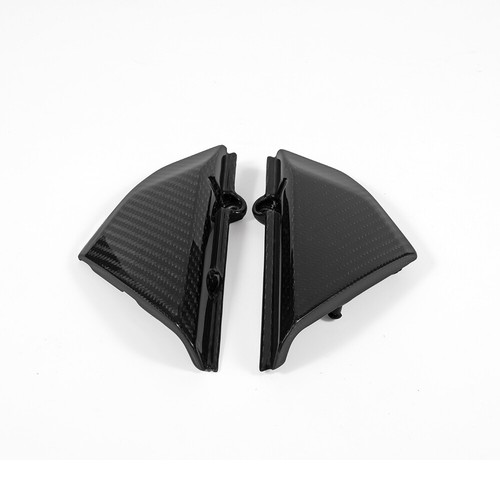 100% Carbon Fiber Side panels Small Side Covers Gloss Black For Ducati Scrambler - Picture 5 of 9