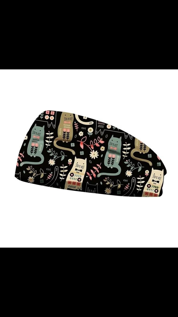 Lovely Cat Wash Face Bathe Headband Women Girls Elastic Hair Head bands