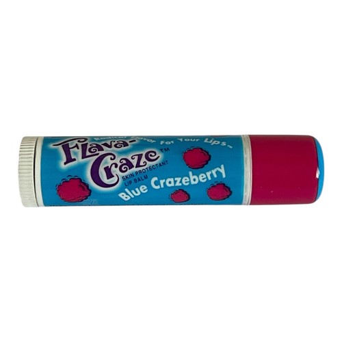 Chapstick Flava Craze Blue Crazeberry Lip Balm Sealed (1) - Picture 2 of 3