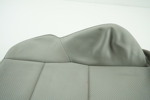 2005-2007 Mercedes W203 Sport Front Right Upper Backrest Seat Skin Cover Gray - Picture 4 of 8