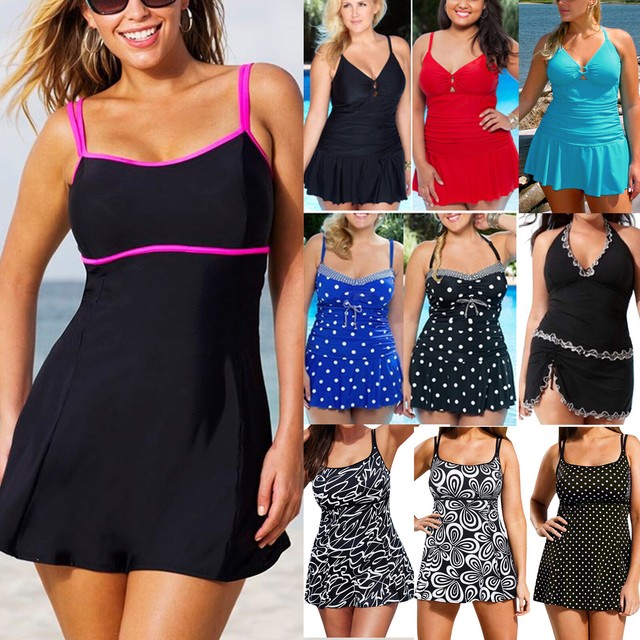 womens skirted swimsuits