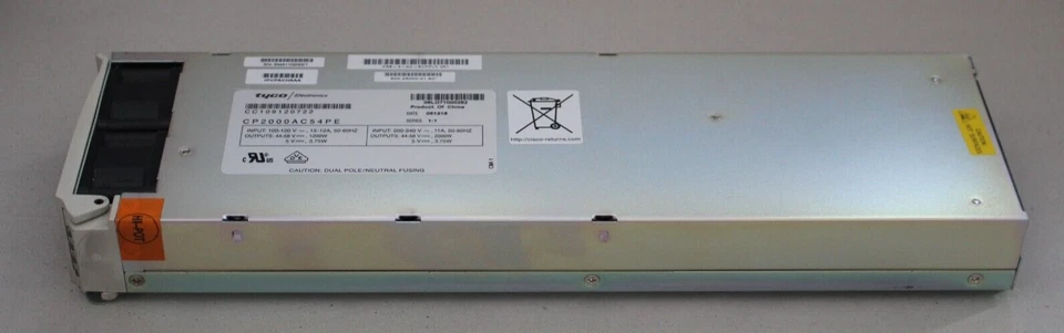 TYCO Model CP2000AC54PE Netzteil 2000W Power Supply  für Cisco CRS-1 Series - Bild 4 von 4