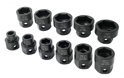 11Pc 1/2" Drive Nano Low Profile Impact Socket Set SAE New Cal-Hawk Pro - Picture 8 of 9