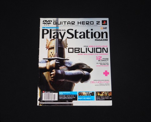 Official U.S. Playstation Magazine #110 November 2006 Elder Scrolls IV Oblivion