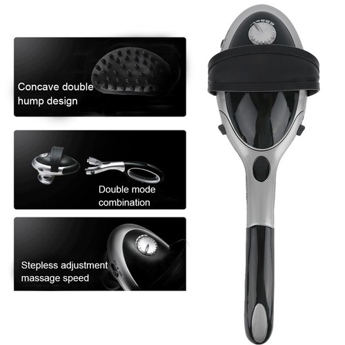 Electric Infrared Heat Massager Percussion Handheld Machine Wand Back Full Body - Picture 10 of 12