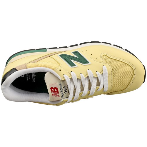 New Balance 996 Made In Usa Unisex Fashion Trainers in Yellow Green - Picture 7 of 8