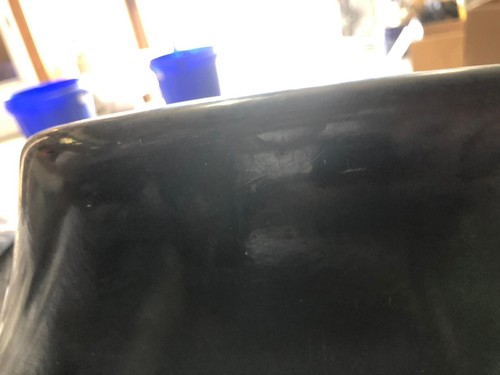 SCRATCHED/DENTED Single 12 fiberglass speaker box FACEPLATE MDF BLACK F112-86 - Picture 3 of 15