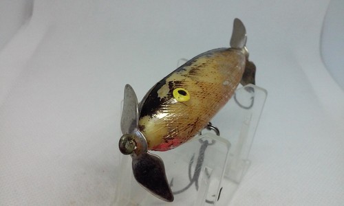 Vintage Bill Norman Lures WOUNDED FLASH Black/Silver 3" Topwater fishing Lure - Picture 2 of 7