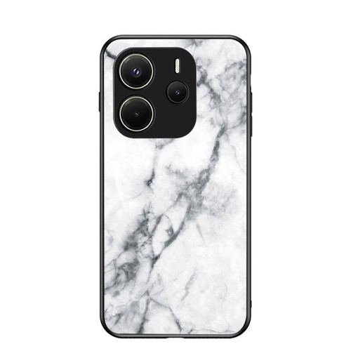 Para Xiaomi Redmi Note 14 4G, Lujo Mármol Vidrio Templado Suave Antigolpes Estuche Cubierta - Imagen 10 de 16