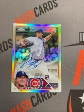 2023 Topps Chrome Justin Steele Rookie Refractor Auto SP #RA-JST Cubs /499
