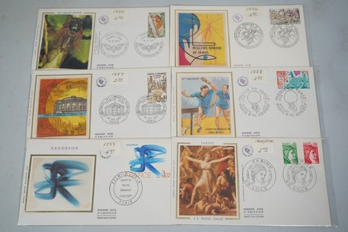 FRANCE & MONACO 1970s-1980s COLLECTION OF 260 SILK FIRST DAY COVERS - Picture 6 of 24