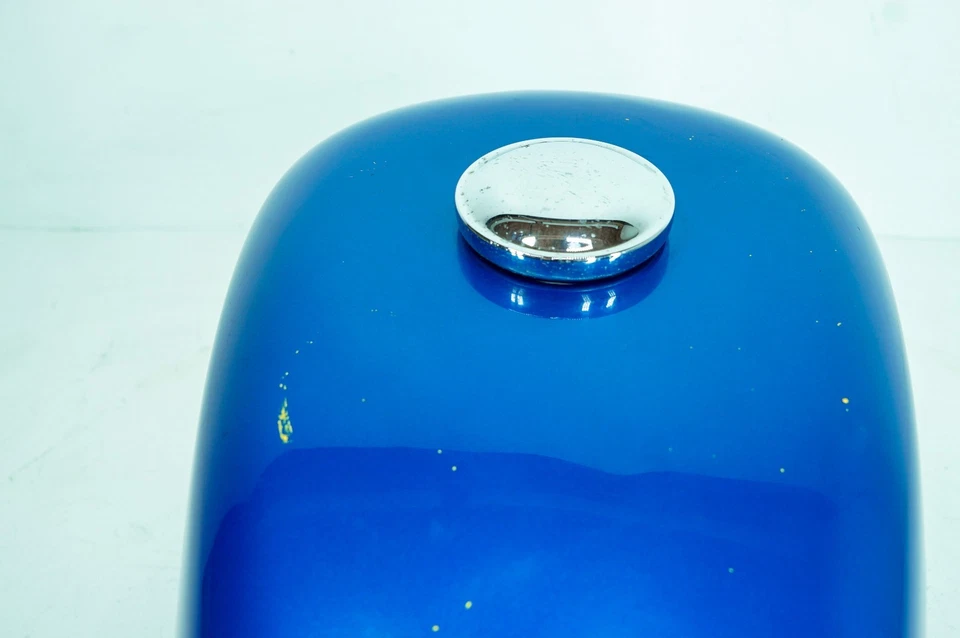 Harley Sportster Hugger XL883 97 OEM depósito de tanque de gasolina y combustible azul 1374 Foto 3 de 4