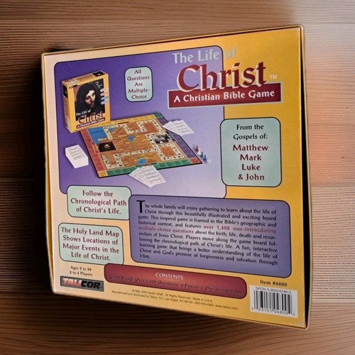 The Life Of Christ A Christian Bible Game By Talicor New - Picture 4 of 9