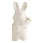  Keramik-Kaninchen-Handvase Kaninchenblumentopf Kleine Blumenvase