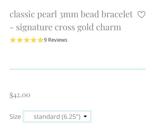 E Newton beaded bracelet Red - Picture 4 of 5