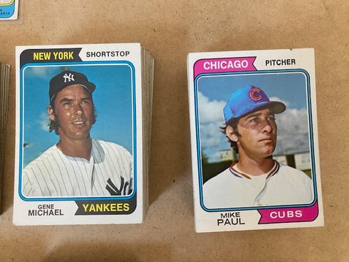1974 Topps Baseball Partial Complete Set - 376 of 660 + Traded (Set 41/44) - Picture 8 of 12