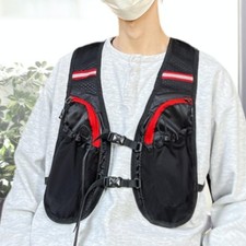 Fishing Vest Mesh Breathable Adults Travel Chest for Camping Hiking Cycling