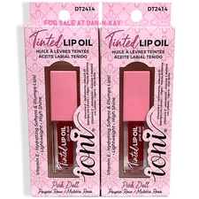 Ioni Tinted Lip Oil  Shade- Pink Doll Softens & Plumps Lips- 2 Pack