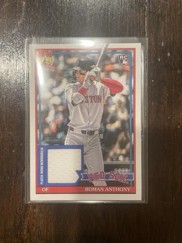 2026 Topps Series 1 - 1991 Topps Baseball Relics Roman Anthony #91R-RA (MEM, RC)