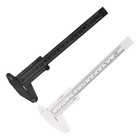  2pcs 150mm 0.5mm Mini Vernier Caliper Metric Plastic Portable Sliding Pocket