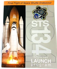 STS-134 NASA Launch Program Final Flight of Space Shuttle Endeavour 2011 Booklet