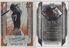 2021 Leaf Metal Draft Orange Wave /4 Carson Williams #BA-CW1 Auto