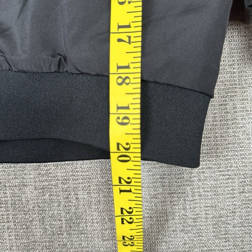 Wicked Youth Girls Full-Zip Black Ruched Bomber Jacket Coat 7 Universal Studios - Picture 9 of 12