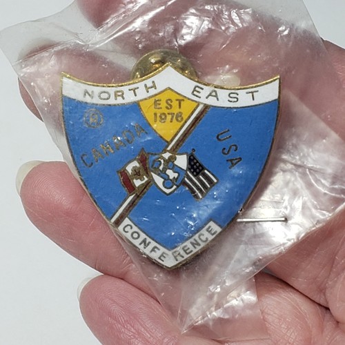 North East Conference Blue Knights Canada USA Police Motorcycle Club Lapel Pin - Picture 5 of 5
