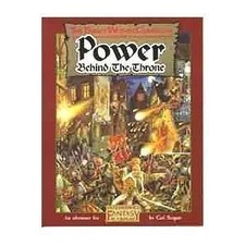 POWER BEHIND THE THRONE By Warhammer Fantasy Roleplay *Excellent Condition*