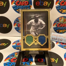 2018 Futera Unique Pele 11/29 Brazil Dual Jersey Patch Gold Frame Card