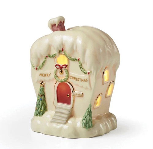 NIB Lenox Holiday Lit Whoville The House Of J.P. Who Lit Figurine $120 Free Ship - Picture 2 of 4