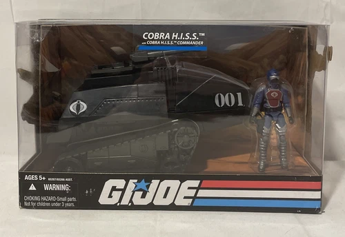 2007 Hasbro 25th Anniversary G.I.Joe ARAH Cobra Hiss Tank With Hiss Commander
