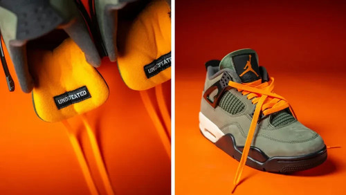 Nike Air Jordan Retro 4 Undefeated Size 15 (2025) IB1519-200 - Picture 3 of 5