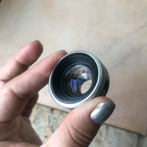 Vintage unbranded camera lens 1 & 1/2" wide - as is/untested - Picture 7 of 11