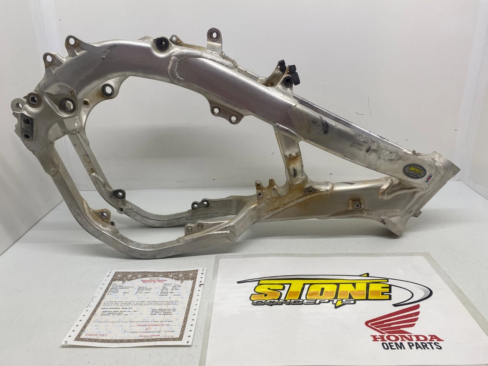 OEM 21-24 Honda CRF450R CRF450RX Main Frame Chassis W/T 22-24 CRF250R CRF250RX E