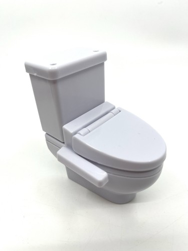 Mini inodoro bidé casa de muñecas muebles miniatura baño japonés blanco sellado - Imagen 1 de 6
