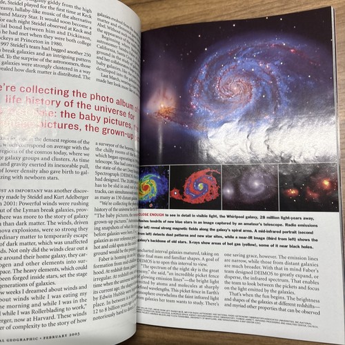 DISCOVERING THE FIRST GALAXIES FEBRUARY 2003 NATIONAL GEOGRAPHIC MAGAZINE - Foto 7 di 12