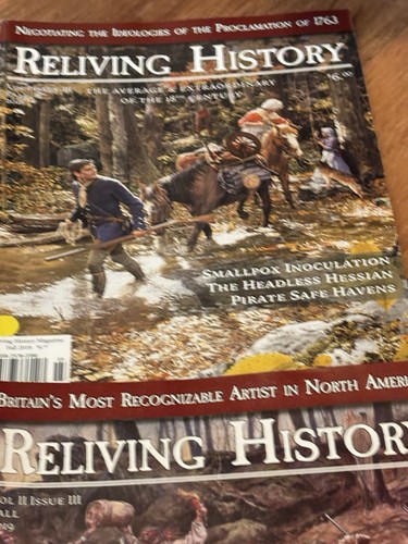 LOT x 8 Reliving History Mag 2018 2019 2020 Average & Extraordinary 18th Century - Picture 7 of 12
