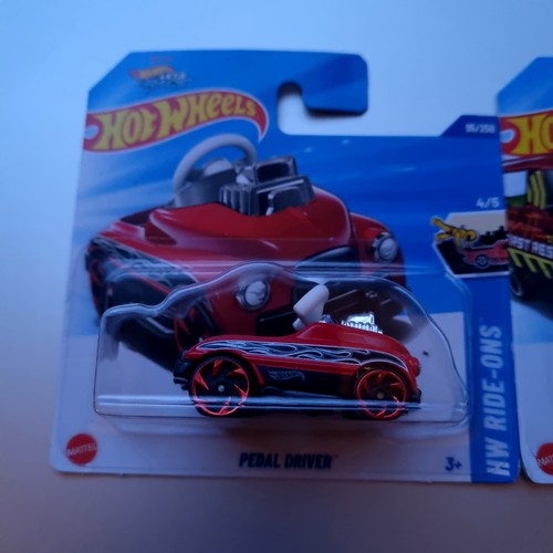 Hot Wheels 2025 Treasure Hunt Bundle TH - Pedal Driver / Ford Supervan 4 - Short - Picture 2 of 8