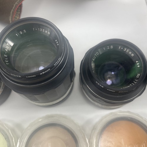 Vintage Miranda & Soligor Camera Lot Sensorex II UNTESTED 6 Lens 19 Filters - Picture 23 of 24