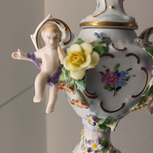 SCHIERHOLZ & Sohn PLAUE Vase mit Deckel Potpourri Blumen - Bild 7 von 15