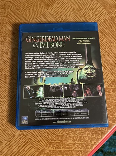 2013 Gingerdead Man Vs Evil Bong Blu-ray Horror Comedy Full Moon Features HTF - Picture 2 of 3
