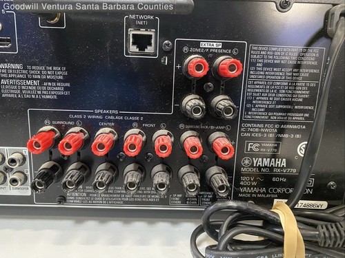 Yamaha Natural Sound AV Receiver Model: RX-V779 - Read - Picture 9 of 11