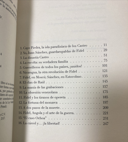Vida Oculta de Fidel Castro by Juan Reinaldo Sanchez - Picture 8 of 8