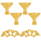  12 Pcs Gift Box Corner Protector Cabinet Feet Jewelry Case Hardware