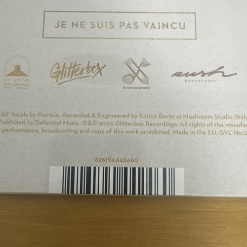 FIORIOUS * I'M NOT DEFEATED - CASSIUS REMIX * UK LIMITED 12" ETCHED VINYL * BN! - Bild 4 von 4