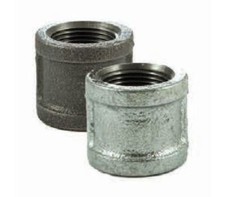 CHARMAN 770323 Coupling 1/2" Galv Malleable Iron Pipe Connection