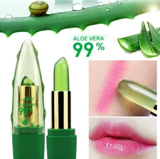 Aloe Vera Gel Color Changing Lipstick Gloss  Moisturizer Anti-drying Desalinatio