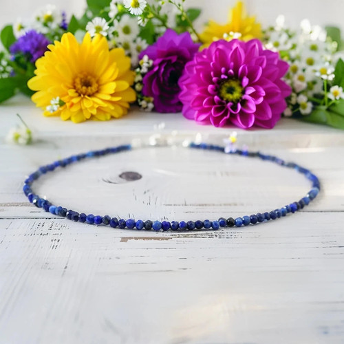 2mm-4mm Natural Gemstone Beaded Dainty Anklet Crystal Healing Energy 8in+0.5in - Picture 139 of 177